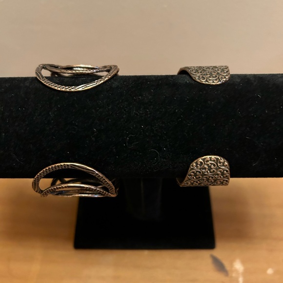 Two Copper Paparazzi bracelet cuffs - Picture 2 of 4